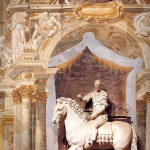Teatro Farnese di Parma, statua equestre di Alessandro Farnese