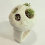 Eleonora Ghilardi, Ring EG, porcelain and lichens